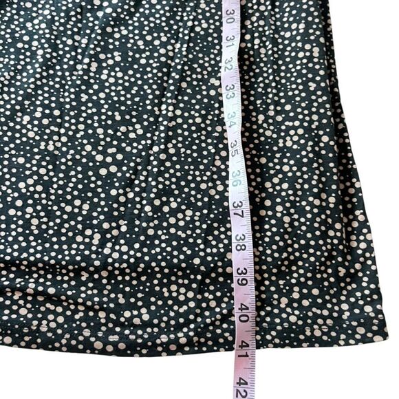 BODEN Rita Ruched Jersey Polka Dot Speckled Midi Dress - Picture 7 of 8